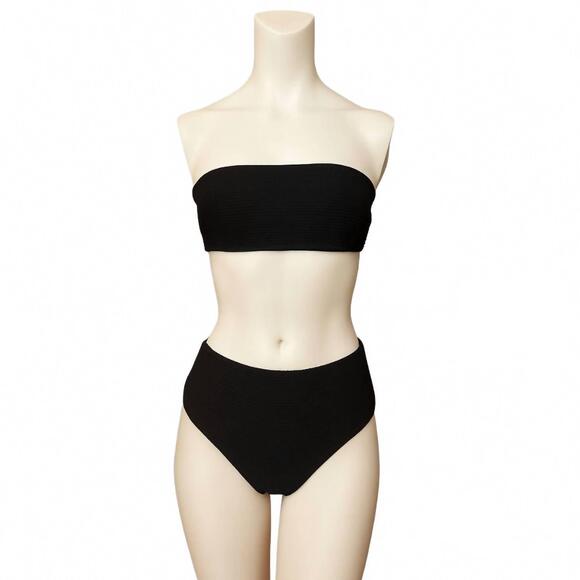 NEW RUMER women's cassidy bandeau top in black